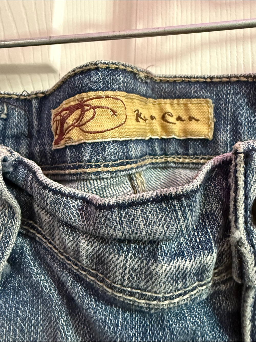 KanCan Straight-Leg Women's Jeans in Blue Wash - Picture 2 of 4